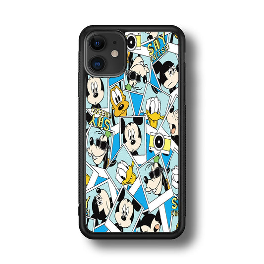 Mickey Family Photo In Frame iPhone 11 Case