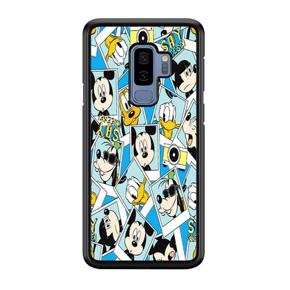 Mickey Family Photo In Frame Samsung Galaxy S9 Plus Case