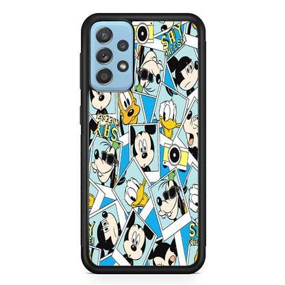 Mickey Family Photo In Frame Samsung Galaxy A72 Case