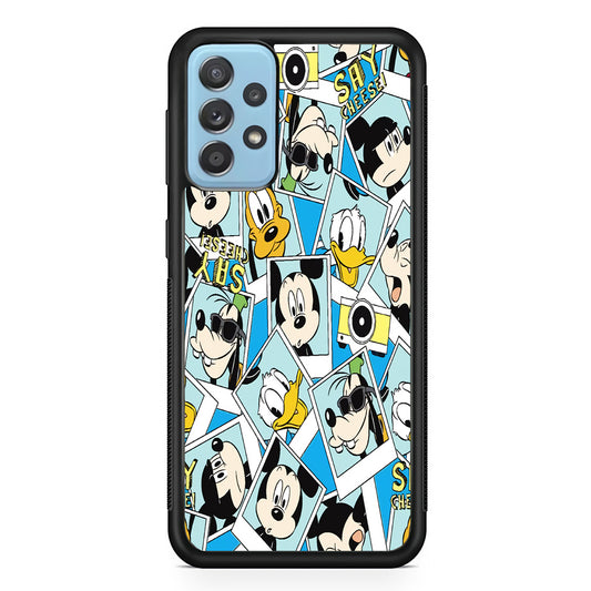 Mickey Family Photo In Frame Samsung Galaxy A72 Case