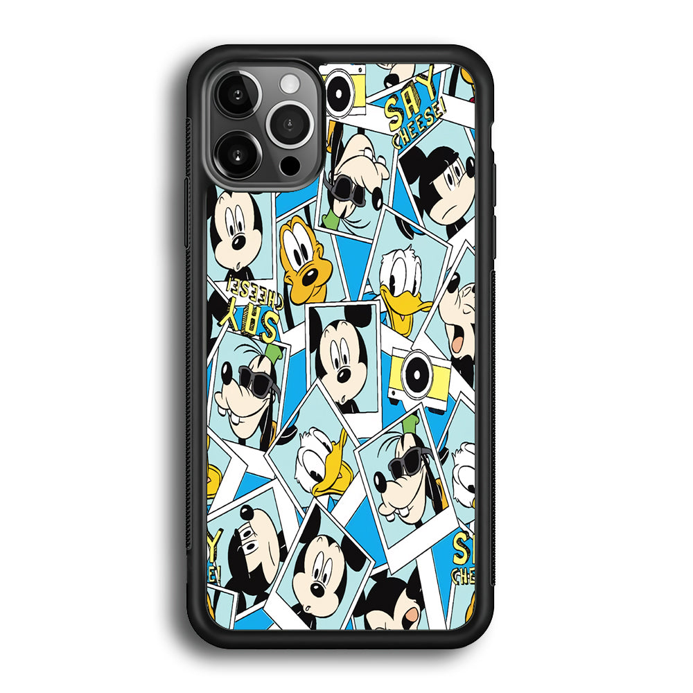 Mickey Family Photo In Frame iPhone 12 Pro Case