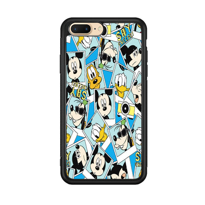 Mickey Family Photo In Frame iPhone 8 Plus Case