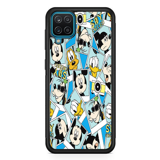 Mickey Family Photo In Frame Samsung Galaxy A12 Case