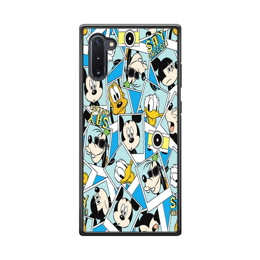 Mickey Family Photo In Frame Samsung Galaxy Note 10 Case