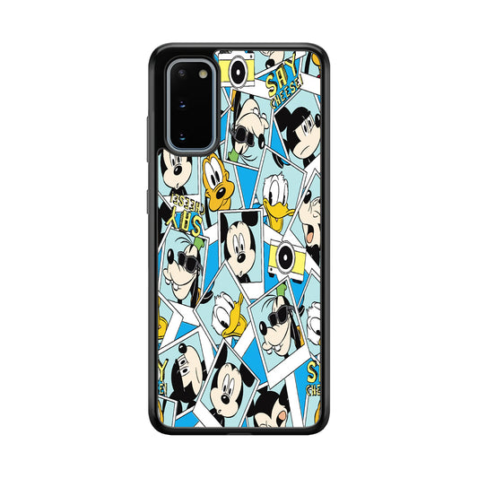 Mickey Family Photo In Frame Samsung Galaxy S20 Case
