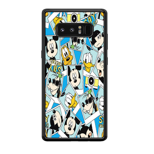 Mickey Family Photo In Frame Samsung Galaxy Note 8 Case