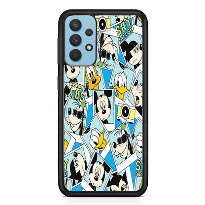 Mickey Family Photo In Frame Samsung Galaxy A32 Case