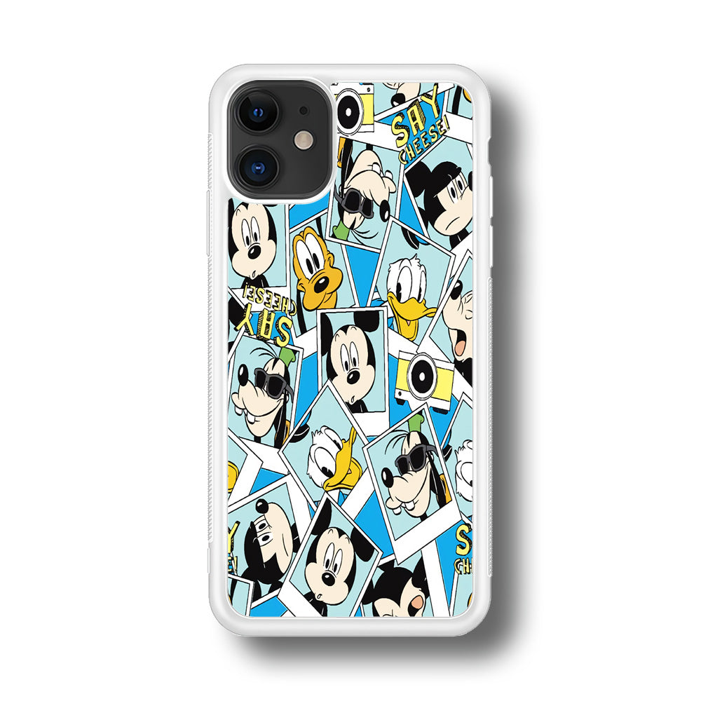 Mickey Family Photo In Frame iPhone 11 Case
