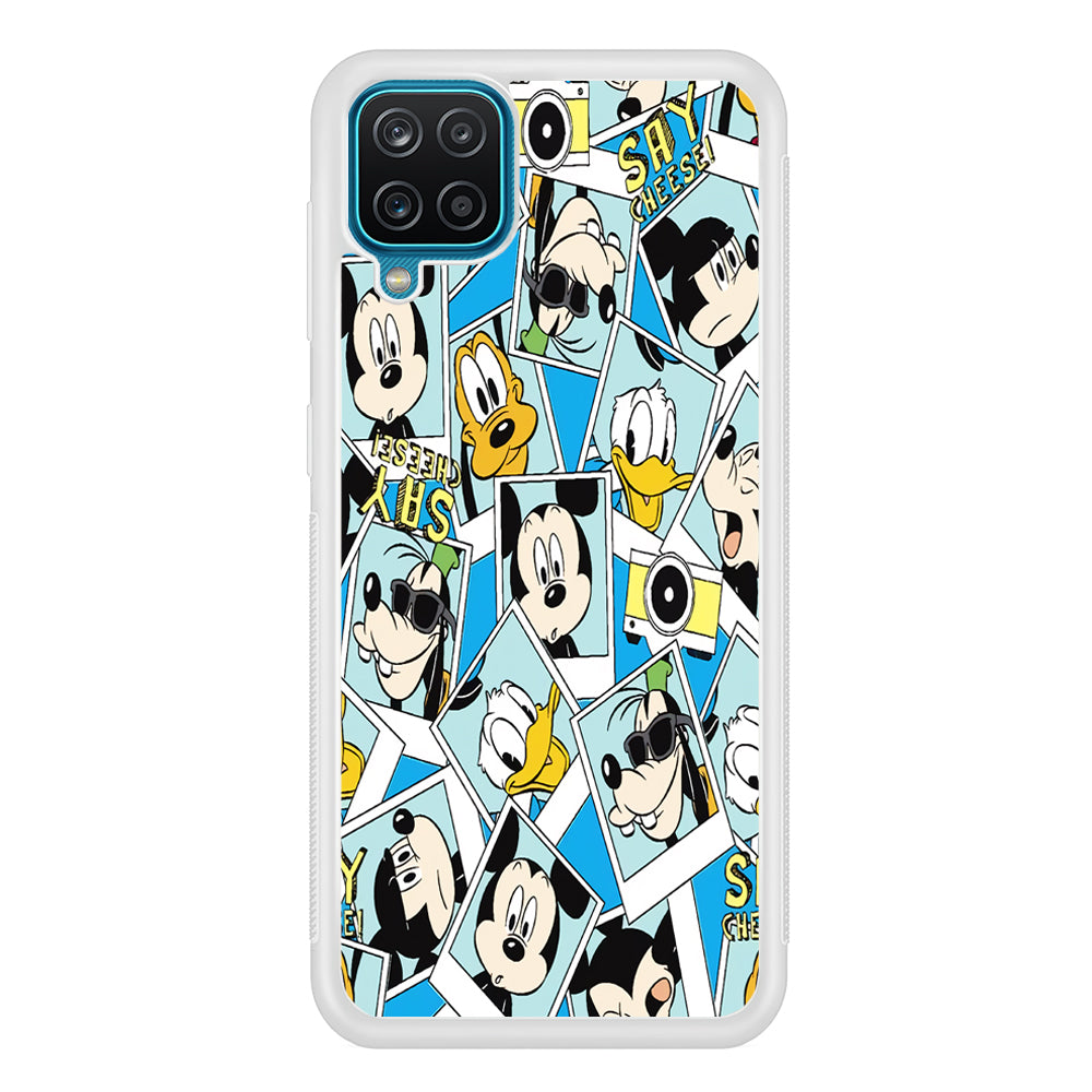 Mickey Family Photo In Frame Samsung Galaxy A12 Case