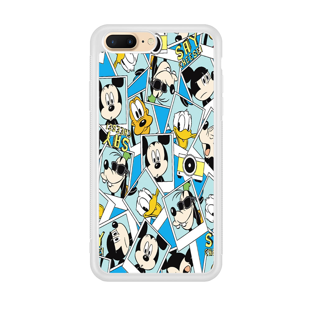 Mickey Family Photo In Frame iPhone 8 Plus Case