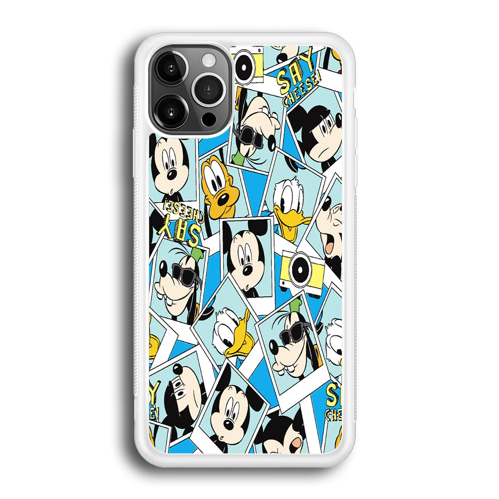 Mickey Family Photo In Frame iPhone 12 Pro Case