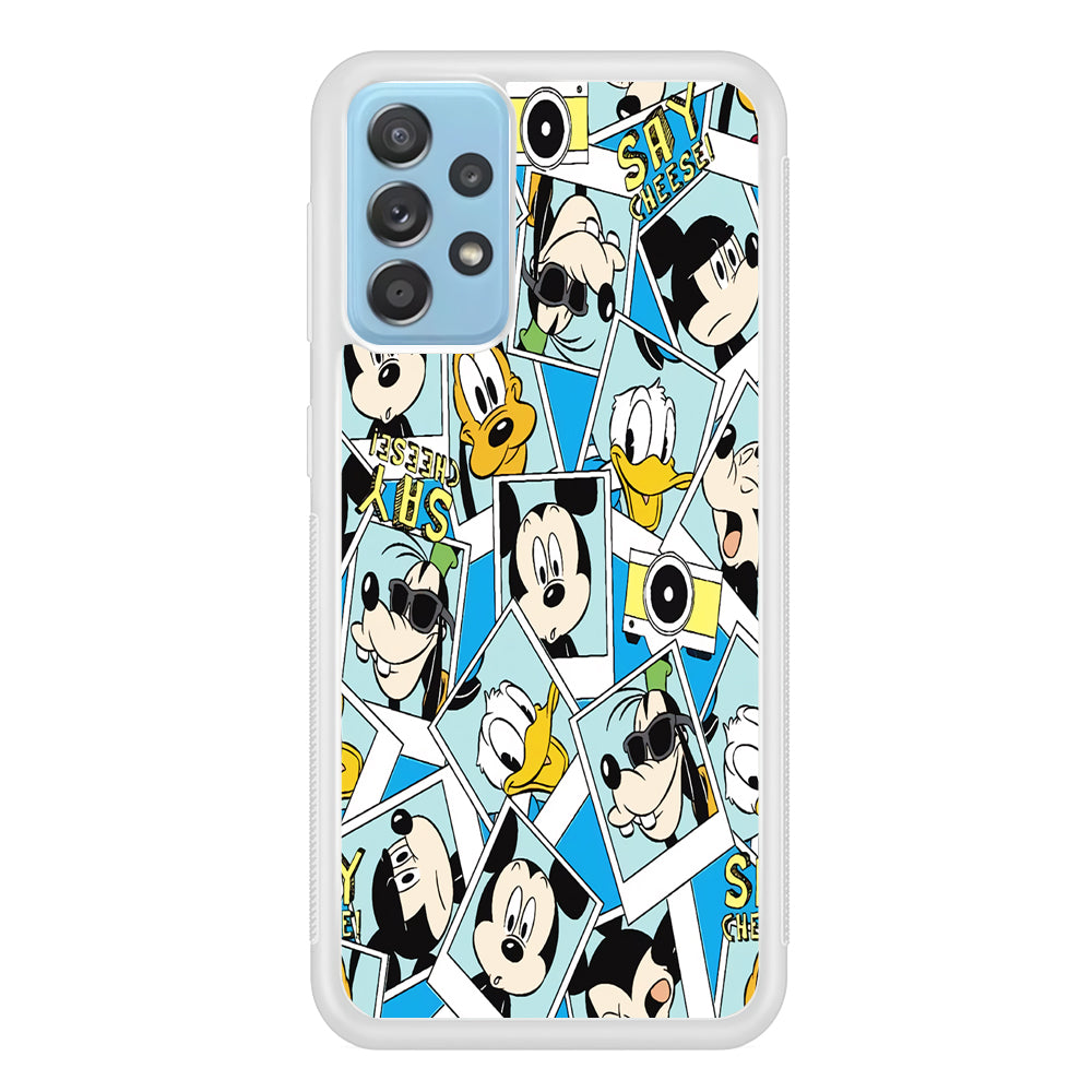 Mickey Family Photo In Frame Samsung Galaxy A52 Case