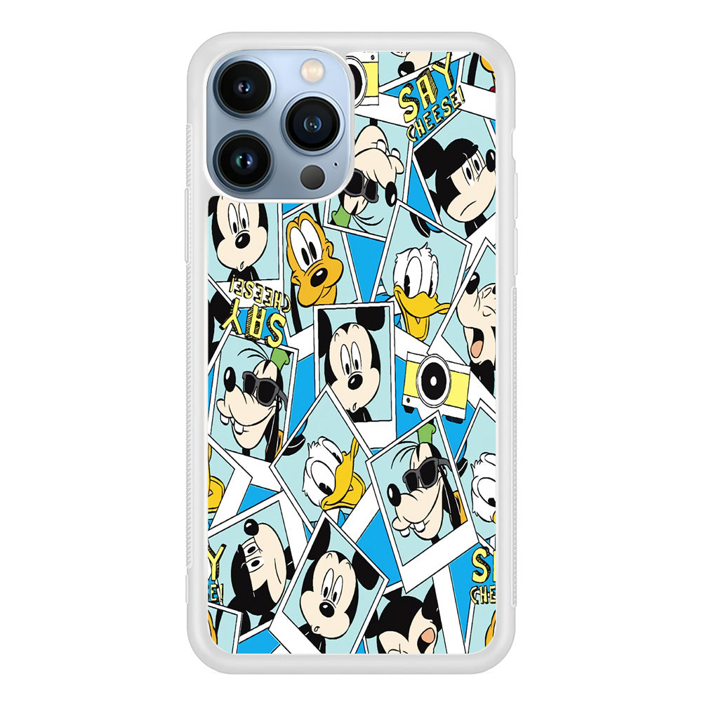 Mickey Family Photo In Frame iPhone 13 Pro Case