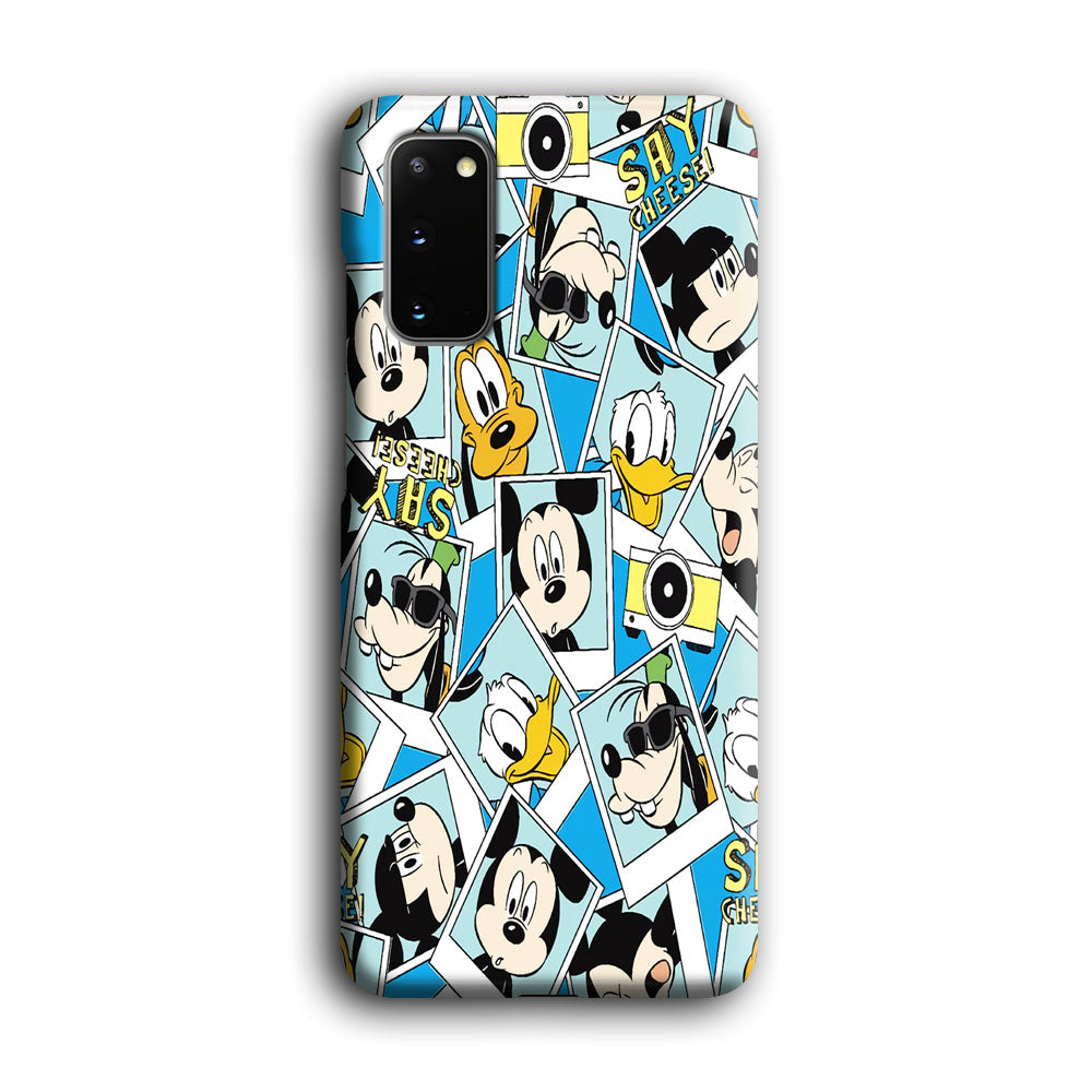 Mickey Family Photo In Frame Samsung Galaxy S20 Case