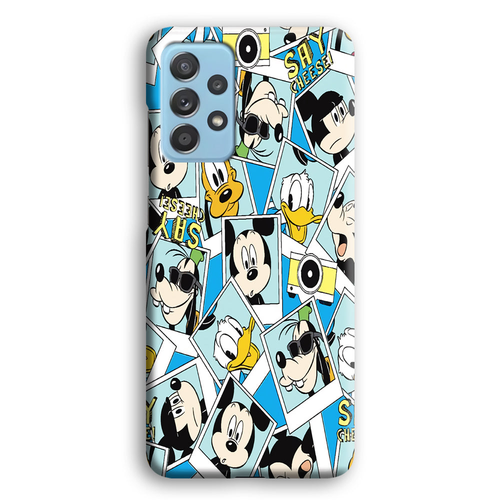 Mickey Family Photo In Frame Samsung Galaxy A52 Case