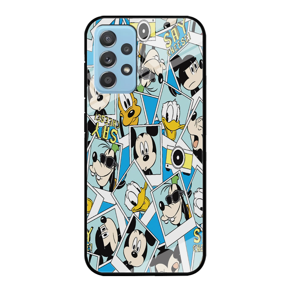 Mickey Family Photo In Frame Samsung Galaxy A52 Case