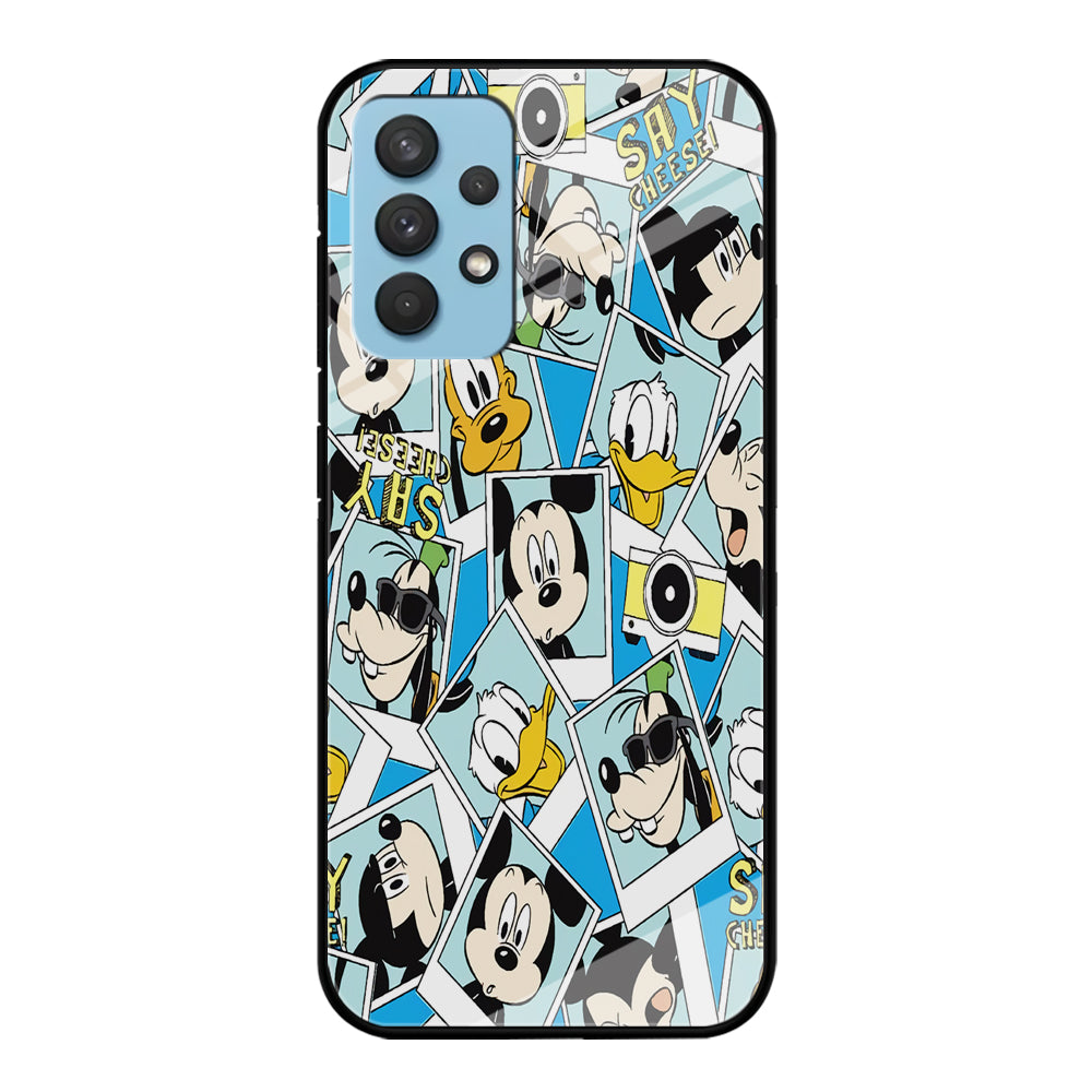 Mickey Family Photo In Frame Samsung Galaxy A32 Case