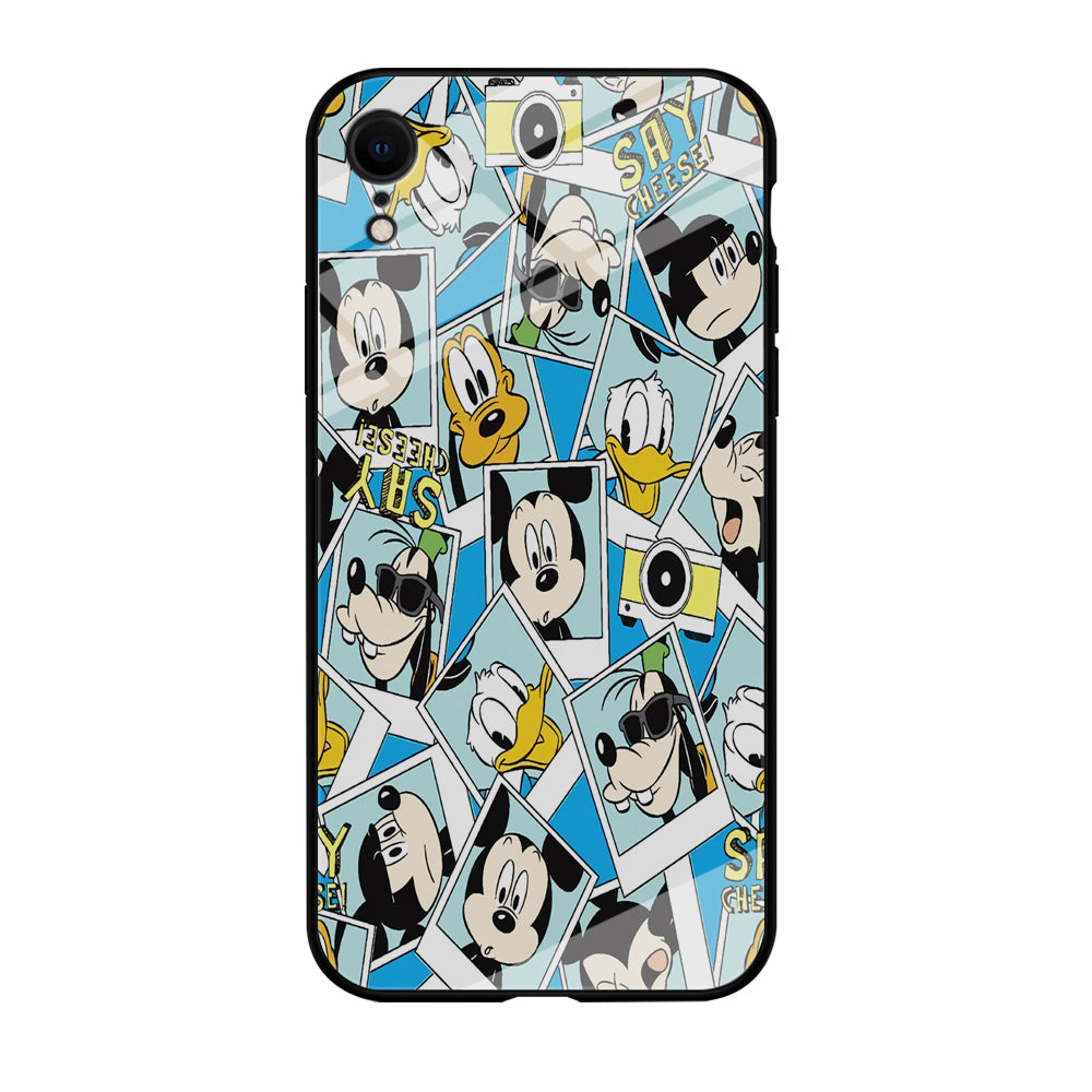 Mickey Family Photo In Frame iPhone XR Case