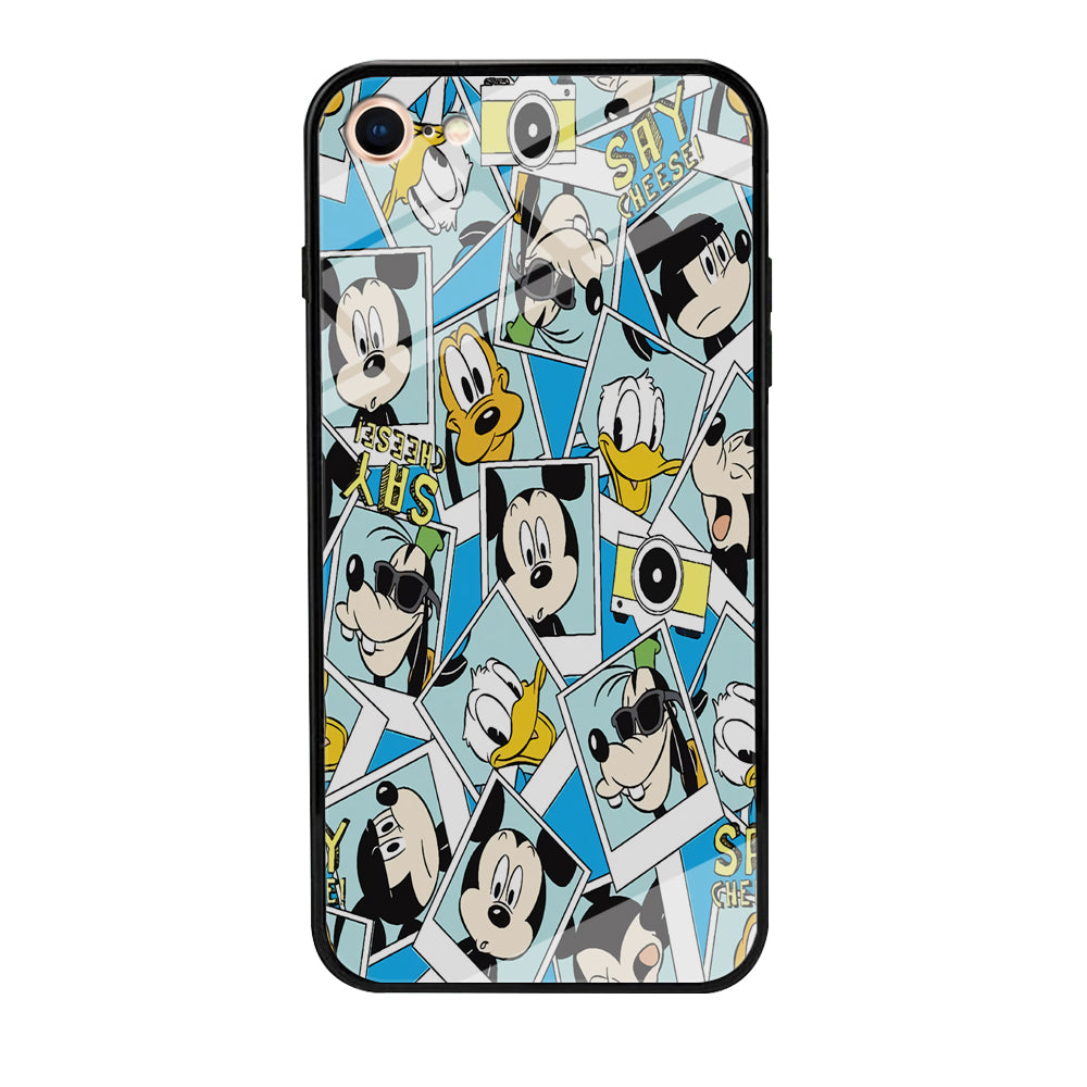 Mickey Family Photo In Frame iPhone 8 Case