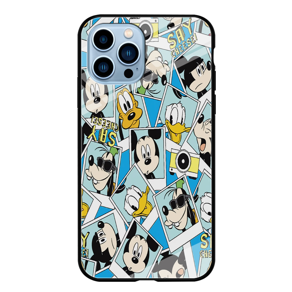 Mickey Family Photo In Frame iPhone 13 Pro Max Case