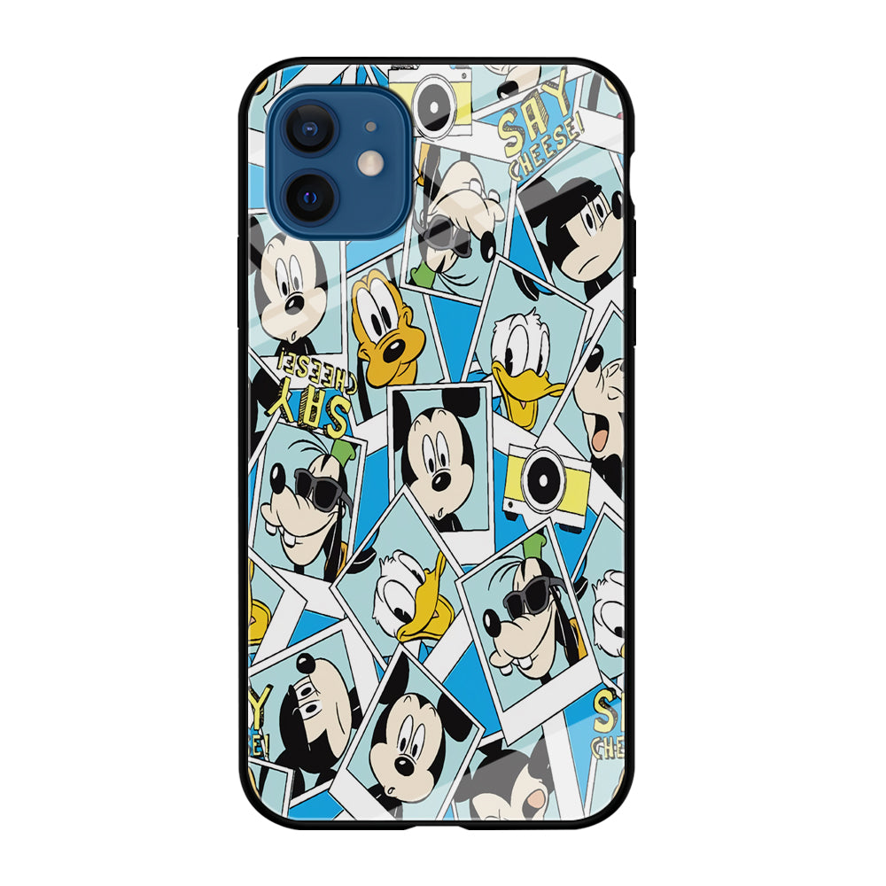 Mickey Family Photo In Frame iPhone 12 Case