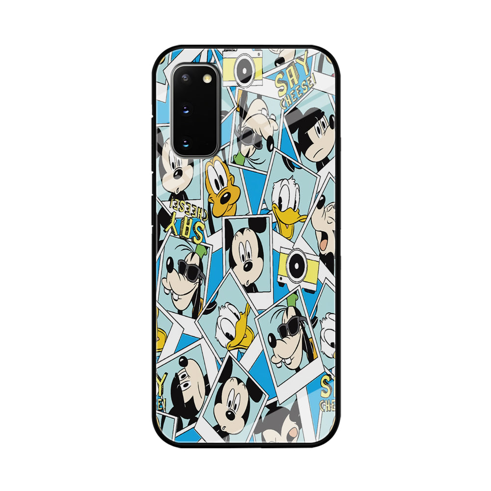 Mickey Family Photo In Frame Samsung Galaxy S20 Case