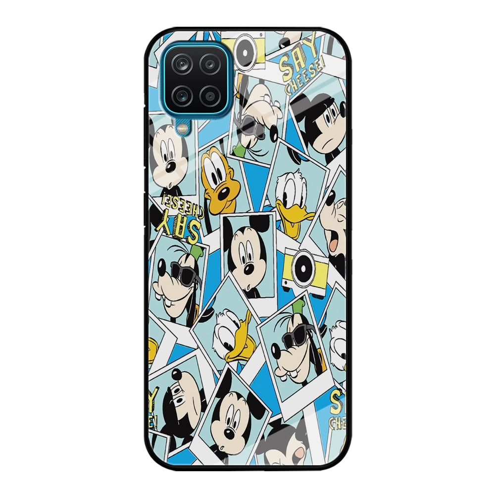 Mickey Family Photo In Frame Samsung Galaxy A12 Case