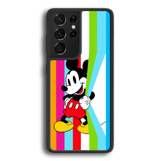 Mickey Fun Colours Samsung Galaxy S21 Ultra Case - Ezzystore
