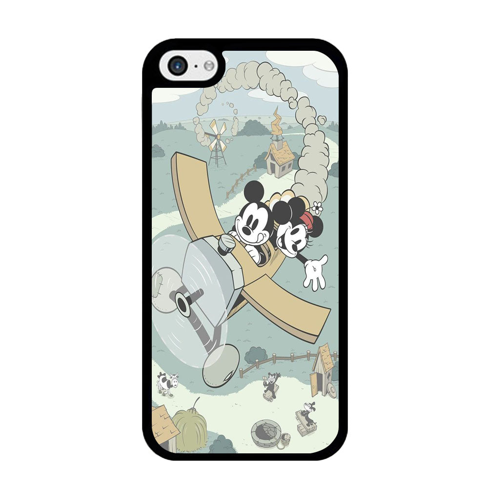 Mickey Mouse And Minnie fly With Air Craft iPhone 5 | 5s Case