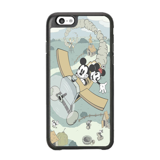 Mickey Mouse And Minnie fly With Air Craft iPhone 6 | 6s Case