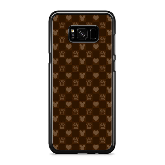 Mickey Mouse Doodle Logo Cube Chocolate Samsung Galaxy S8 Case