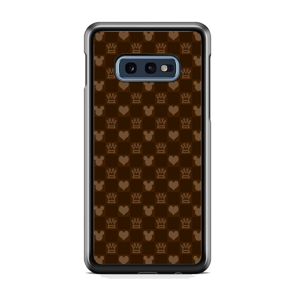 Mickey Mouse Doodle Logo Cube Chocolate Samsung Galaxy 10e Case
