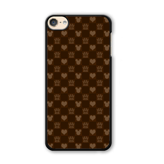 Mickey Mouse Doodle Logo Cube Chocolate iPod Touch 6 Case - Ezzystore