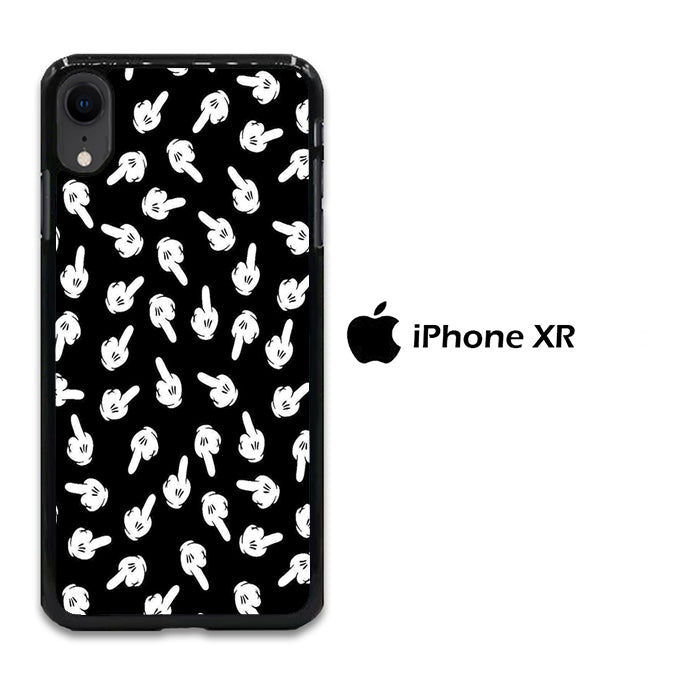 Mickey Mouse Fingers Up iPhone XR Case