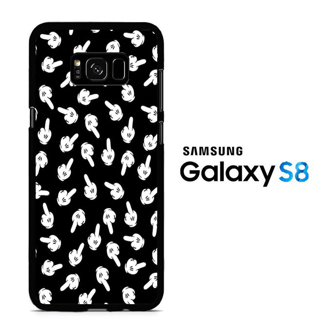 Mickey Mouse Fingers Up Samsung Galaxy S8 Case