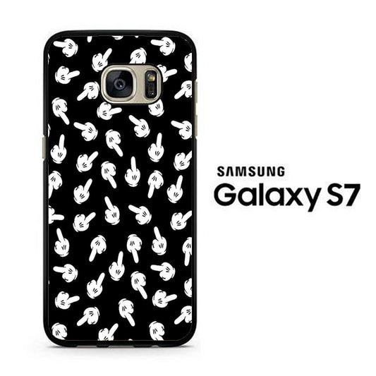 Mickey Mouse Fingers Up Samsung Galaxy S7 Case