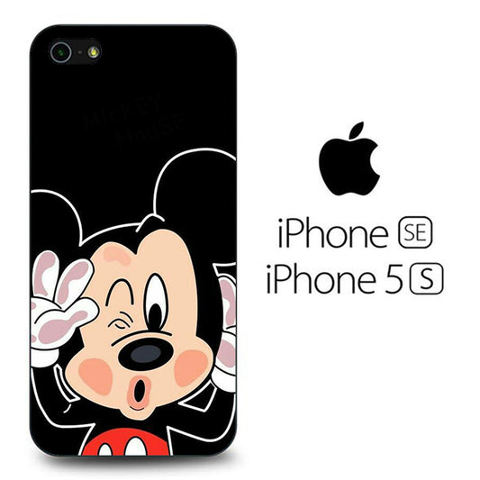 Mickey Mouse Stick In The Glass iPhone 5 | 5s Case