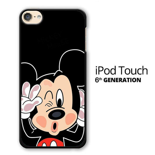 Mickey Mouse Stick In The Glass iPod Touch 6 Case