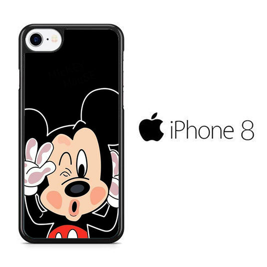 Mickey Mouse Stick In The Glass iPhone 8 Case