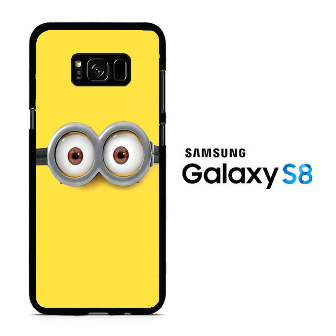Minion Despicable Me Eye Samsung Galaxy S8 Case