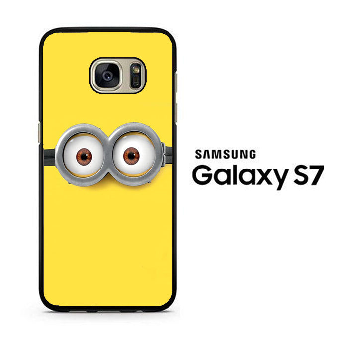Minion Despicable Me Eye Samsung Galaxy S7 Case