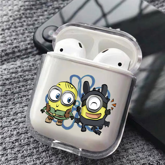 Minion Hallowen Event Protective Clear Case Cover For Apple Airpods