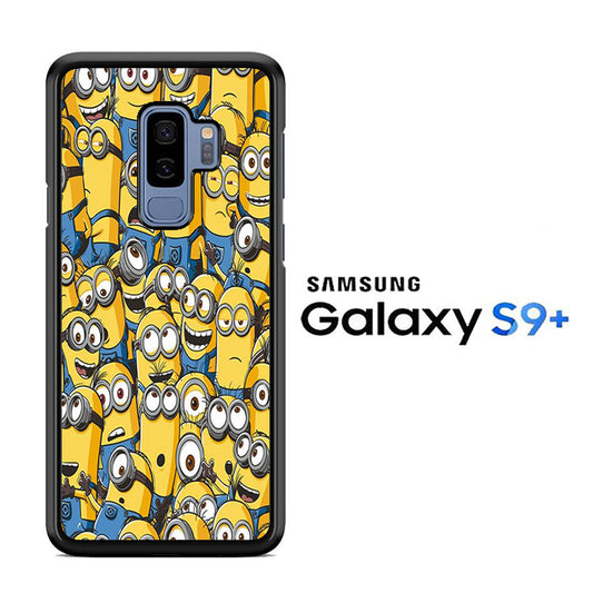 Minion Squad Wallpaper Samsung Galaxy S9 Plus Case