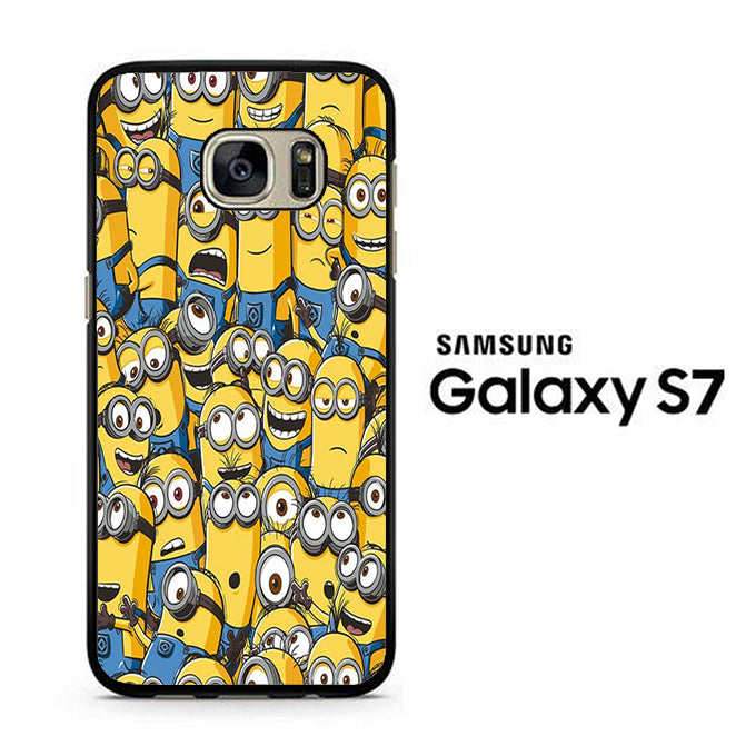 Minion Squad Wallpaper Samsung Galaxy S7 Case
