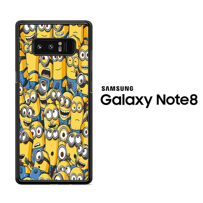 Minion Squad Wallpaper Samsung Galaxy Note 8 Case