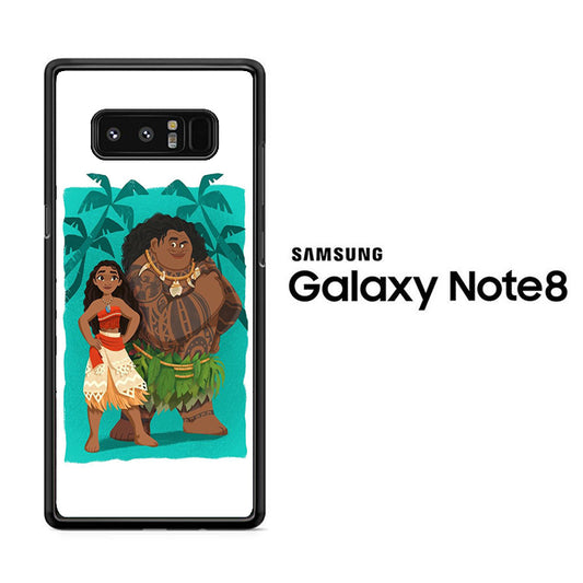 Moana And Maui Samsung Galaxy Note 8 Case