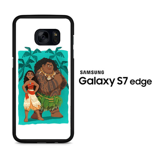 Moana And Maui Samsung Galaxy S7 Edge Case