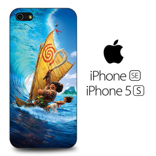 Moana Waves Surfing With Boat iPhone 5 | 5s Case