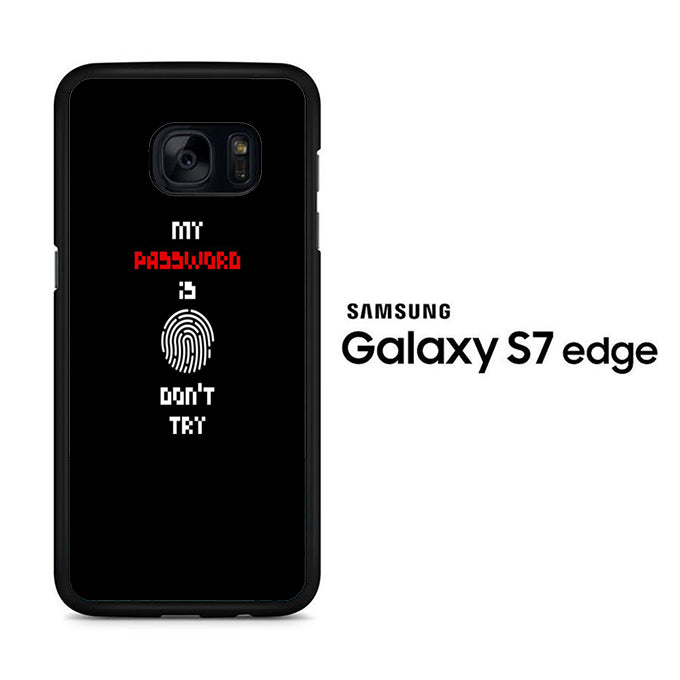 My Password Samsung Galaxy S7 Edge Case - ezzystore - Phone Case