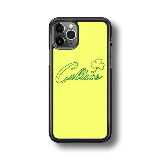 NBA Celtics Yellow Logo iPhone 11 Pro Max Case